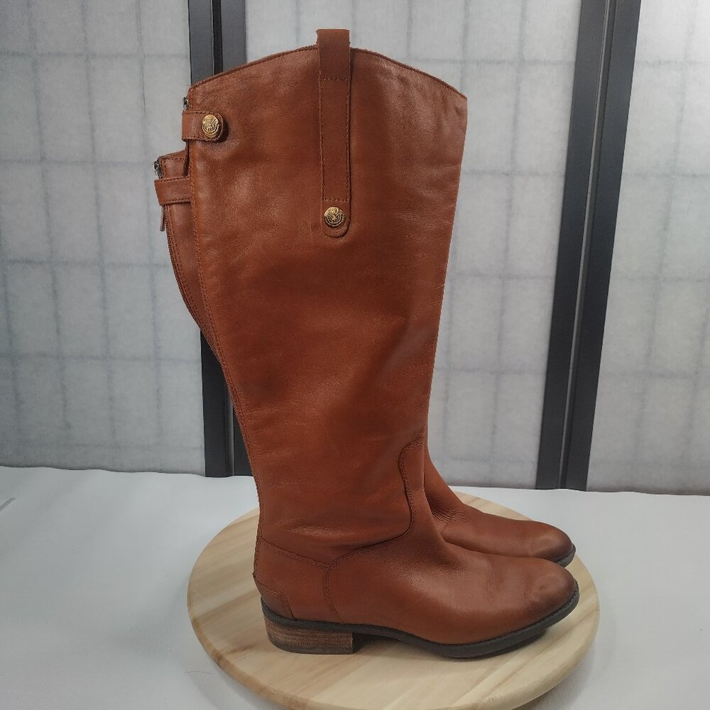 Sam Edelman Brown Penny 2 Leather Boots